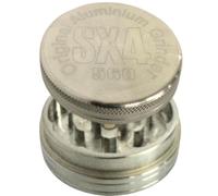 Metal Grinder 2 Part Aluminium SX4 Spice Crusher, Herbs and Spice Grinder, Smoothly Grinds Dry Herbs and Spices (56mm)