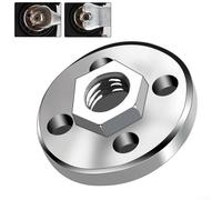 Metal Grinder Pressure Plate Cover Hexagon Nut Fitting Tool, Grinder Disc Lock Nut, Thread Fitting Power Tool for Spare Part for 100 Type Angle Grinder or Polisher Replacement