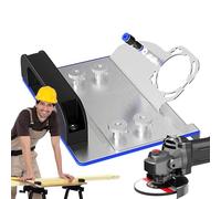 Metal Grinder Stand Bracket - 180 x 160 x 70 mm, 45 Degree Angle Holder, 100 Type Tool Attachment, Precision Mounting Design, Practical Accessories for Tile Chamfering, Plastering, Carpentry, Heimpro