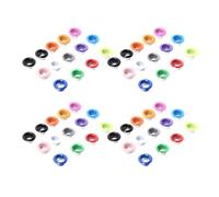 Metal Grommet Eyelets Kit Mixed Colour Size 3 100pcs 6mm