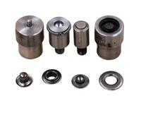 Metal Grommet Press 30sets Snaps Press Machine Moulds Punch | Dies Large Button installation tools.Eyelets Hollow snaps(18MM-01)