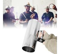 Metal Guiro Instrument Metal Guira Shaker Latin Percussions Guiro Instrument With Scraper For Great Performances