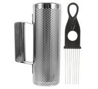 Metal Guiro Instrument,Stainless Steel Guira Shaker Latin Percussion Guiro Instrument With Scrapers For Live Performance(5 12inch)