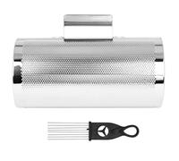 Metal Guiro Percussion Instruments Training Tool with Scraper, Shaker, Latin Percussions, Music Band, Accompaniment Instrument with Scraper