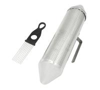 Metal Guiro Shaker Percussion Instrument With Scraper Early Learning Musical Toy Latin Instruments Enduring Metal Shaker With Scraper