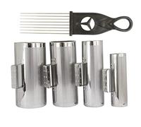 Metal Guiro with Scraper Hand Percussion Guiro Shaker