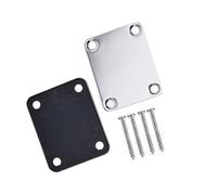 Metal Guitar Bass Neck Plate With Mounting Screws Guitar Neck Joint Board Mounting Plate Electric Guitar Accessory