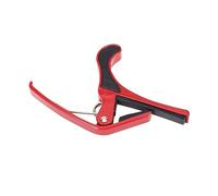 Metal Guitar Capo Heavy Duty Tuner Capo for Mandolin Banjo | Red Finish, Easy Repositioning, Holds Strings Tight, Sleek Modern Look for Professional Players