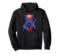 Metal Guitar God Pullover Hoodie