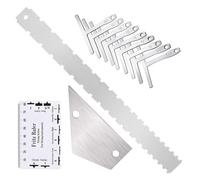Metal Guitar Measurement Set Repair Ruler Instrument Repair Set Suitable For Musicians And Luthiers Seeking Performances