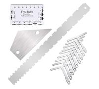 Metal Guitar Measurement Set Repair Ruler Instrument Repair Set Suitable For Musicians And Luthiers Seeking Performances