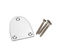 Metal Guitar Neck Plate 3 Hole Guitar Neck Joint Board Mounting Plate Electric Guitar Bass Replacement Parts Durability