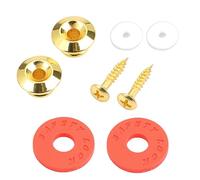 Metal Guitar Strap Lock Buttons Flexible Silicone Straps Guitar Strap Fasteners For Electric Acoustic Bass Ukulele Guitar Strap Lock Buttons
