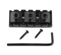 Metal Guitar String Lock Nut with Screws and Wrench 42mm Tremolo Bridge for Electrical Replacement Parts Electric Guitar String Lock Nut with Mounting Screws and Spanner for Electric Guitar