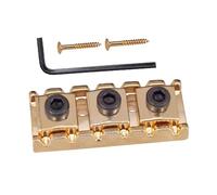 Metal Guitar String Locking Nut With Allen Wrench For Tremolo Bridge 43 Millimeters guitar Nut Replacement Parts(Gold)