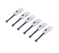 Metal Guitar Tremolo Saddles, Double Locking System, Prevent String Breakage, Improve Pitch, Easy Installation for Floyd Rose Bridge, 6 Pcs
