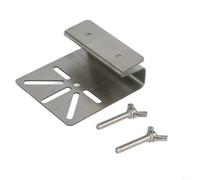 Metal Gutter Mount Bracket for Eufy, for SoloCam S340 E30 Solar Security Camera, Secure Outdoor Installation, Weather-Resistant, Easy Setup, Silver