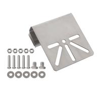 Metal Gutter Mount Bracket For EufyCam S4 Solar Camera, Silver Weather-Resistant Design, Install For Outdoor Security