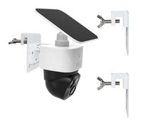 Metal Gutter Mount Compatible with Eufy SoloCam S340, E30, Eufy Floodlight Camera E340 Wired, E30, S330 Camera, PTZ Camera (2 PCS)