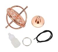 Metal Gyroscope Bracket Gyroscope Decompression Toy Mini Balance Spinning Top Artifact Rose Gold