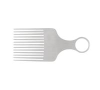Metal Hair Pick - Aluminum Styling Combs, Professional Afro Lift Tools, Precision Beard Frizz Teasing, Ergonomic Non Slip Pocket Gadgets For Men Boyfriend Curly Hair Travel
