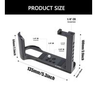 Metal Half Cage AF458 Camera Protections Cage Camera Stand Accessory Photography Gear Quick Fixing For XT50 Action Accessory