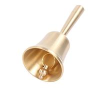 Metal Hand Bell,Kids and Adults Game bell,Extra Loud Solid Brass handbells use for School, Church, Hotel, Christmas and Wedding Service