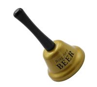 Metal Hand Bells - Vintage Brass Bell For Teachers, Loud Noise Maker For Classroom Use | Classic Dinner Call Bell, Desk Ringer Bell, Call Bell For Reception, Small Bell For Elderly, Teacher Bell Class