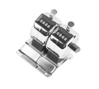 Metal Hand Count Counter Not Battery Required Counting Capacity Industrial for Attendance Tracking Inventory Rotating Dials Counter