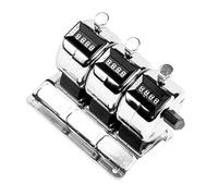 Metal Hand Count Counter Not Battery Required Counting Capacity Reusable Industrial for Attendance Tracking Inventory Manual Number Counter