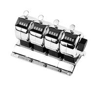 Metal Hand Count Counter Not Battery Required Counting Capacity Reusable Industrial for Attendance Tracking Inventory Mechanical Hand Counter