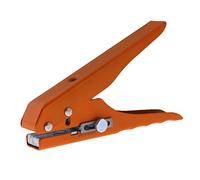Metal Hand-held 8/10/12/15mm Round Heavy Duty Single Circle Hole Punch for ID Cards PVC Cards Badge Photos/1 (Color : Orange (1.5 cm))