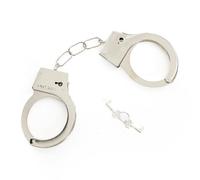 Metal Handcuffs with Keys - Realistic Fancy Dress Costume Accessory Prop for Adults - Police, Prisoner, Cops & Robbers, Halloween and Party Outfits