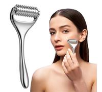 Metal Handheld Acupressure Massager With 100 Trigger Points, Massage Roller, Manual Massage Tool For Neck Arm Leg Foot Relief, Handheld Acupuncture Roller