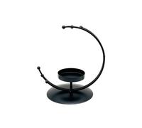 Metal Handheld Lamp Muslims Party Decors Middle Eastern Iron Moon Shape Tealight Holder Stand Candlestick Outdoor