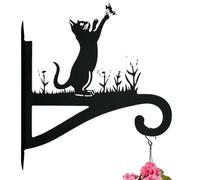 Metal Hangers for Indoor Plants Wall Bracket with Shape | Pot Holder and Lantern Holder Owners Gardeners Home Office Floor Living Room Bedroom