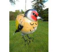 Metal Hanging Bird Goldfinch Tea Light Candle Holder