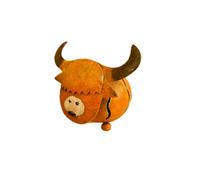 Metal Hanging Highland Cow Animal Tea Light Candle Holder