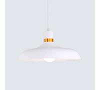 Metal Hanging Lamp Chinese Style Elegant Lights 1-Light Farmhouse Chandelier Dining Table Decoration Ceiling Lighting Fixture for Restaurant Dining Room Bedroom Kitchen Bar/White/12.6In*6.3In