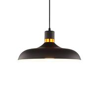 Metal Hanging Lamp Chinese Style Elegant Lights 1-Light Farmhouse Chandelier Dining Table Decoration Ceiling Lighting Fixture for Restaurant Dining Room Bedroom Kitchen Bar/Black/12.6In*6.3In