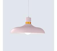 Metal Hanging Lamp Chinese Style Elegant Lights 1-Light Farmhouse Chandelier Dining Table Decoration Ceiling Lighting Fixture for Restaurant Dining Room Bedroom Kitchen Bar/Pink/12.6In*6.3In