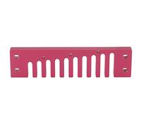 Metal Harmonica Comb 10 Holes, Replacement for Marine Band Crossover and Deluxe, Rose Red Ergonomic Design with Improved Air Seal for Smooth Playing