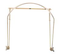 Metal Harmonica Neck Holder for 10 Hole Blues Harp | Golden Metal Build, Quick Secure Attachment, Adjustable Angle, for Practice Sessions and Rehearsals