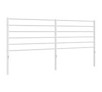 Metal Headboard Bed Base Header Bedstead Headboard Bedroom Bed Header vidaXL