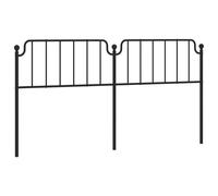 Metal Headboard Bedroom Home Decor Bed Header Guest Room Bed Headboard vidaXL