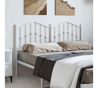Metal Headboard Bedroom Home Decor Bed Header Guest Room Bed Headboard vidaXL UK