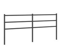 Metal Headboard Bedroom Home Decorative Bed Header Metal Bed Headboard vidaXL
