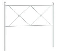 Metal Headboard Bedroom Home Decorative Bed Header Panel Bed Headboard vidaXL