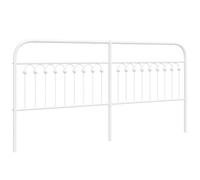 Metal Headboard Bedroom Home Decorative Bed Header Panel Bed Headboard vidaXL