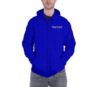 Metal Heads Close Up Back Print Hoodie Pink Floyd Blue XXL